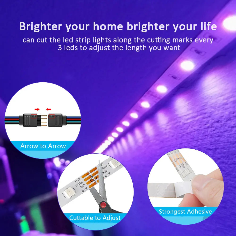 Lumix — La Bande LED Connectée Musique & Couleur