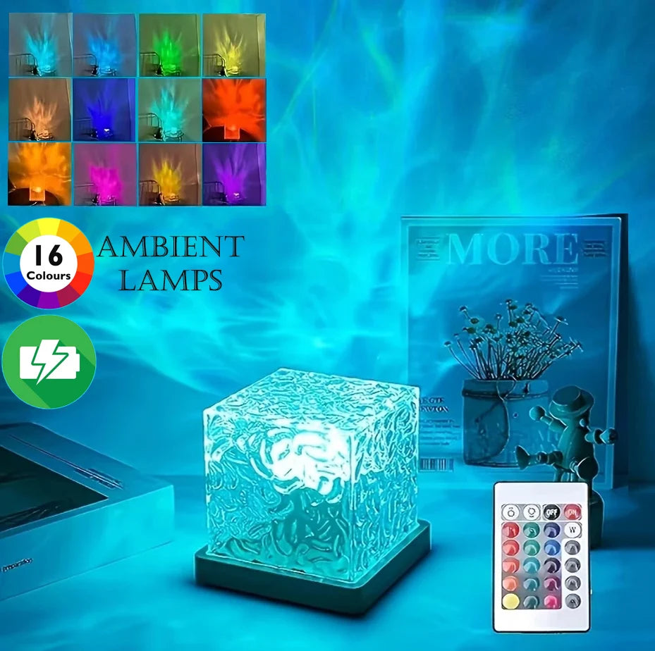 Cristara — Le Cube Lumineux à Effet Vagues & 16 Couleurs