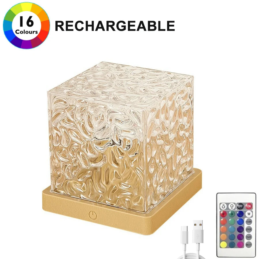Cristara — Le Cube Lumineux à Effet Vagues & 16 Couleurs