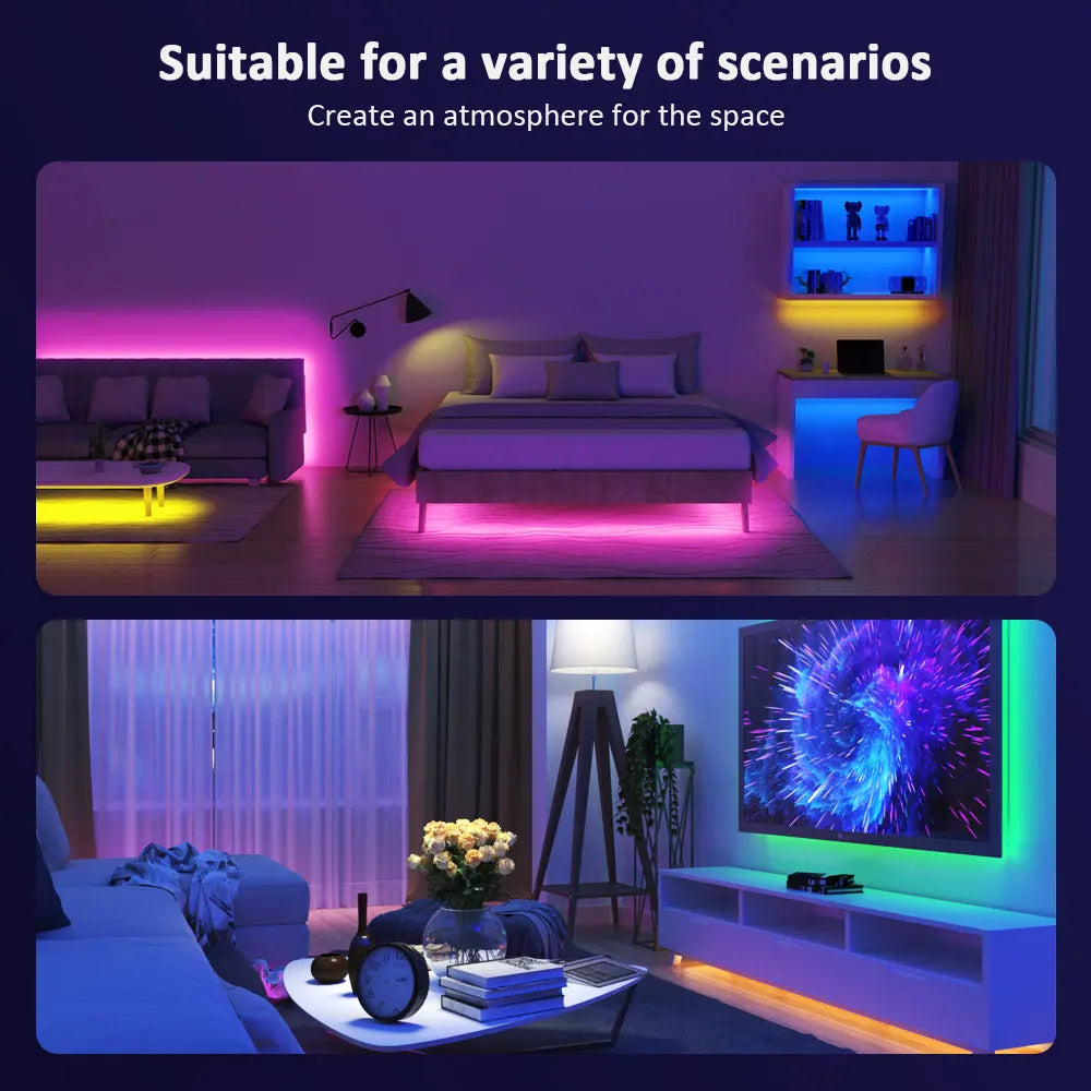 Lumix — La Bande LED Connectée Musique & Couleur